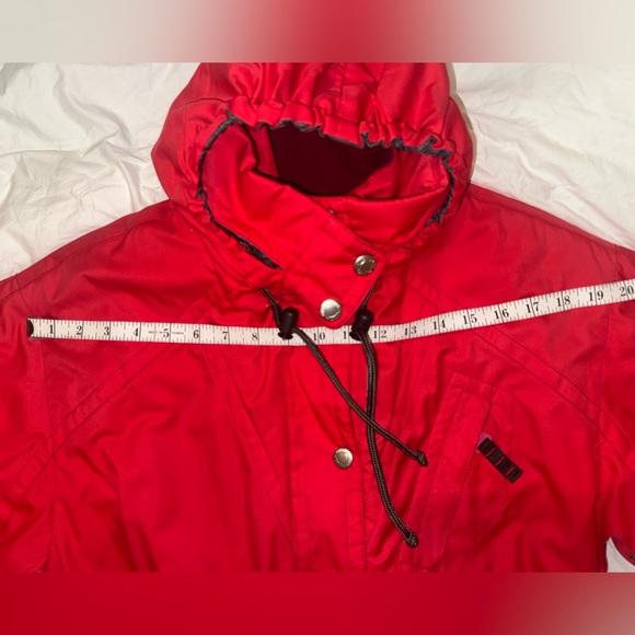 Women’s sz 8 Killy Ski Snowsuit Air & Water A.W.T Retro Red 80s France pristine - Picture 14 of 16